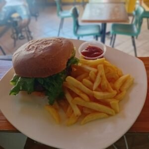 Bridge Bistro - Beef Burger with Fries