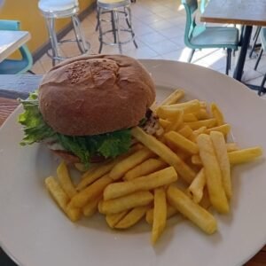 Bridge Bistro - Fish Burger with Fries