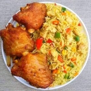 Fried rice with turkey