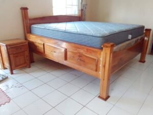 Dave Roots Collection - King Bed with Three (3) Drawers (Cyprus)