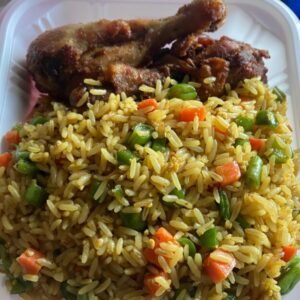 Fried rice with chicken
